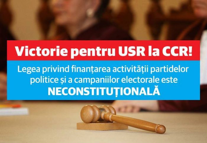 Victorie pentru USR la Curtea Constituțională