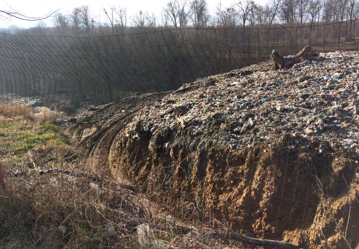 Un dezastru care nu poate fi oprit. Parlamentari USR au vizitat groapa de gunoi de la Măldărești