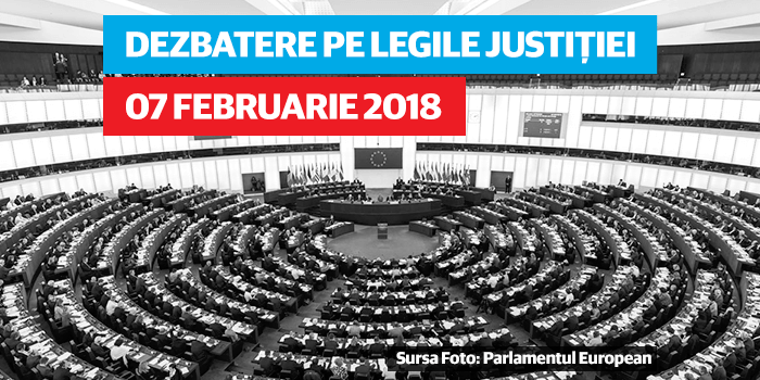Parlamentul European dezbate legile justiției din România