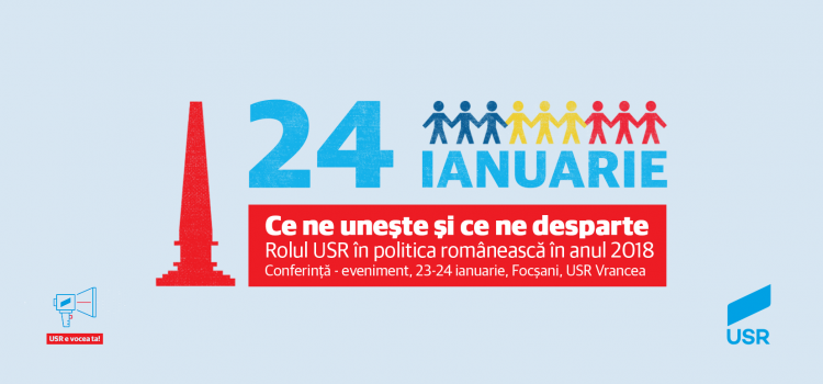Președintele Dan Barna și mai mulți parlamentari USR vor sărbători Mica Unire la Focșani