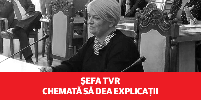 USR a solicitat audierea șefei TVR în Parlament pentru difuzarea interviului cu Sebastian Ghiță
