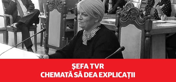 USR a solicitat audierea șefei TVR în Parlament pentru difuzarea interviului cu Sebastian Ghiță