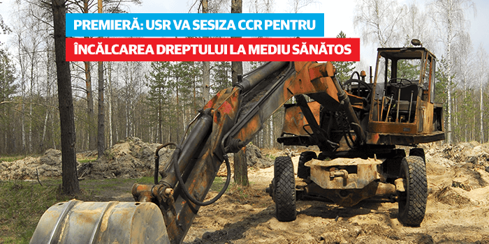 PREMIERĂ: USR va sesiza CCR pentru încălcarea dreptului la mediu sănătos