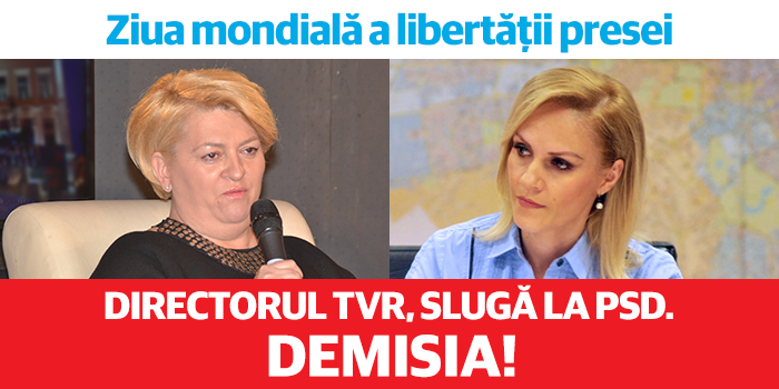 Presiunile editoriale din televiziunea publică sunt inacceptabile. Cerem demisia directorului general!