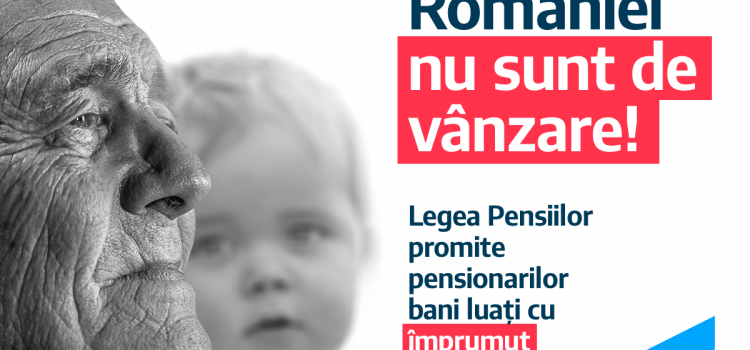 USR: Noua lege a pensiilor, o înșelătorie marca PSD-ALDE.
