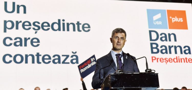 Dan Barna, candidatul Alianței USR PLUS la alegerile prezidențiale, la Sibiu: Voi fi Președintele care va reforma România