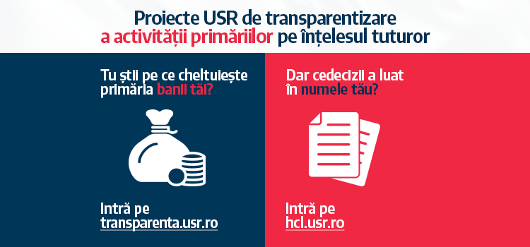 USR, noi demersuri spre digitalizarea și transparentizarea administrației publice