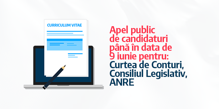 USR prelungește până pe 9 iunie concursul de CV-uri pentru Curtea de Conturi, Consiliul Legislativ și ANRE