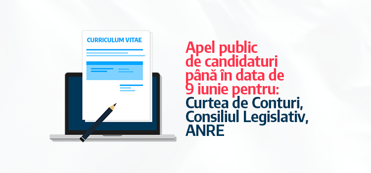 USR prelungește până pe 9 iunie concursul de CV-uri pentru Curtea de Conturi, Consiliul Legislativ și ANRE