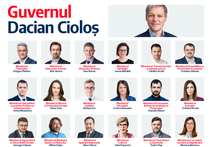 Premierul desemnat Dacian Cioloș a stabilit lista de miniștri a cabinetului