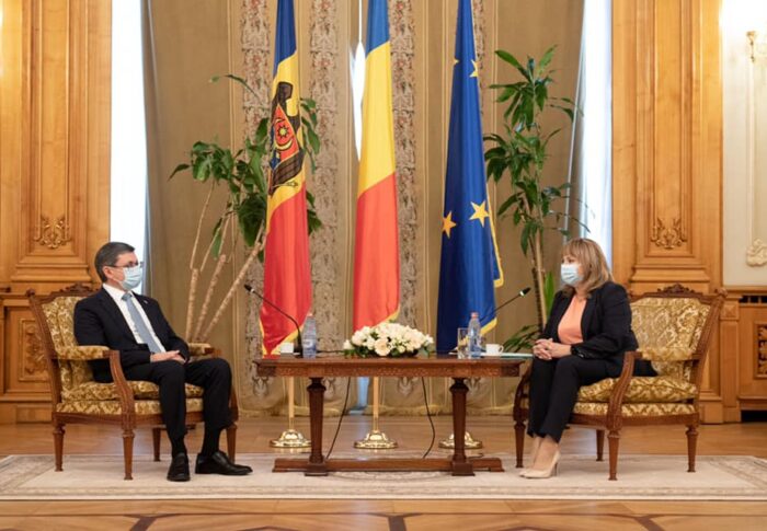 Anca Dragu, întrevedere cu Igor Grosu: „Vrem să transmitem, încă o dată, sprijinul României pentru drumul proeuropean ales de Republica Moldova”