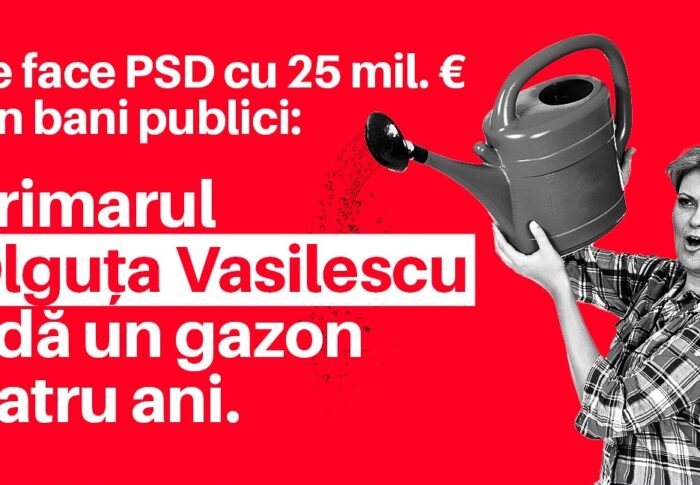 Incompetența PSD-PNL în cifre: cu 33% mai puține investiții publice, 25 de milioane de euro risipiți din bani publici pentru întreținerea unui gazon
