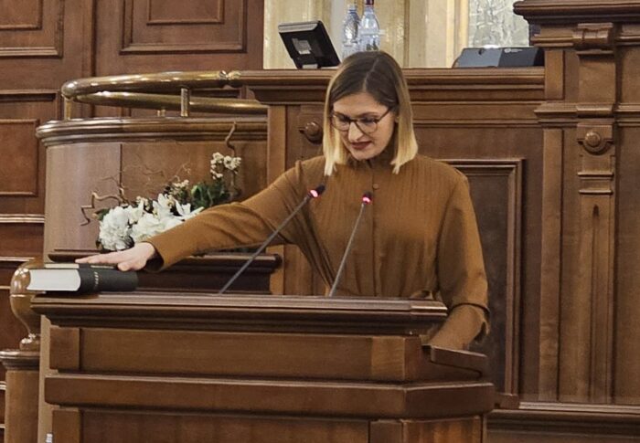 Adina Săniuță a depus jurământul în calitate de senator USR de București